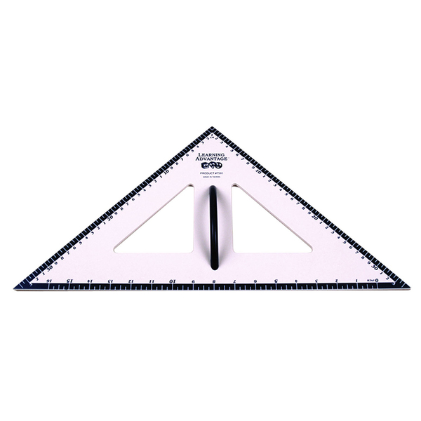 Learning Advantage Dry Erase Magnetic Triangle - 45/45/90 Degrees 7595